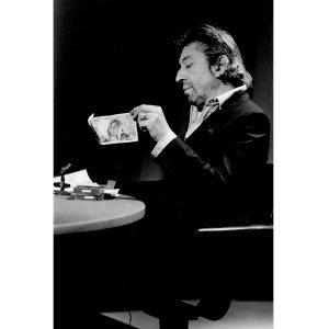 Serge Gainsbourg billet 500 francs 7 sur 7 Michel Ginies Serge Gainsbourg billet 500 francs 7 sur 7 Michel Ginies